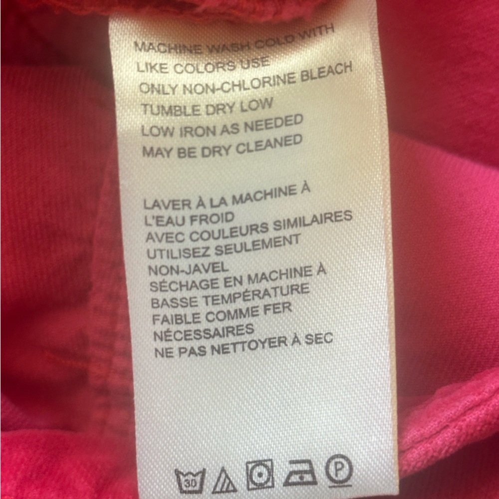 Free People In My Feelings Velvet Crop Slim Flare Pants Red Size Medium - Picture 8 of 9